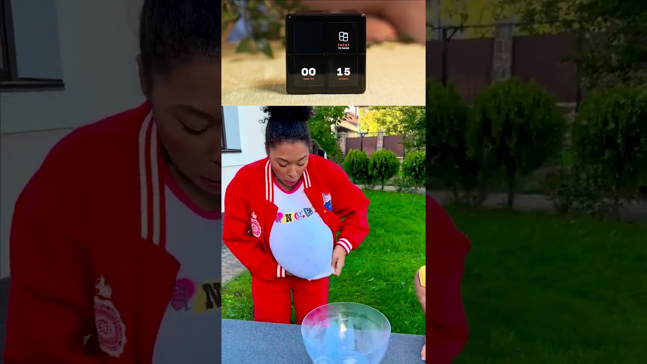 Balloon Prank with WOWCube! We Make Granny Laugh 