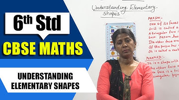 6th Std CBSE Maths Syllabus | Understanding Elementary shapes | CBSE Maths