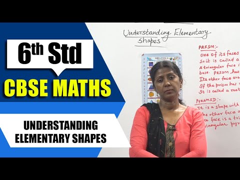6th Std CBSE Maths Syllabus | Understanding Elementary shapes | CBSE Maths