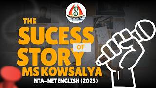 A SUCCESS STORY OF || Ms Kowsalya || NTA-NET ENGLISH (2025) || #successstory #education