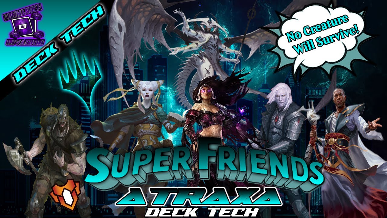🦹🦸🏽📢ATRAXA (super friends) DECK TECH, MAZO 📢 COMMANDER MASTER UPGRADE📢PLANESWALKERS  (ESPAÑOL)🦹🦸🏽