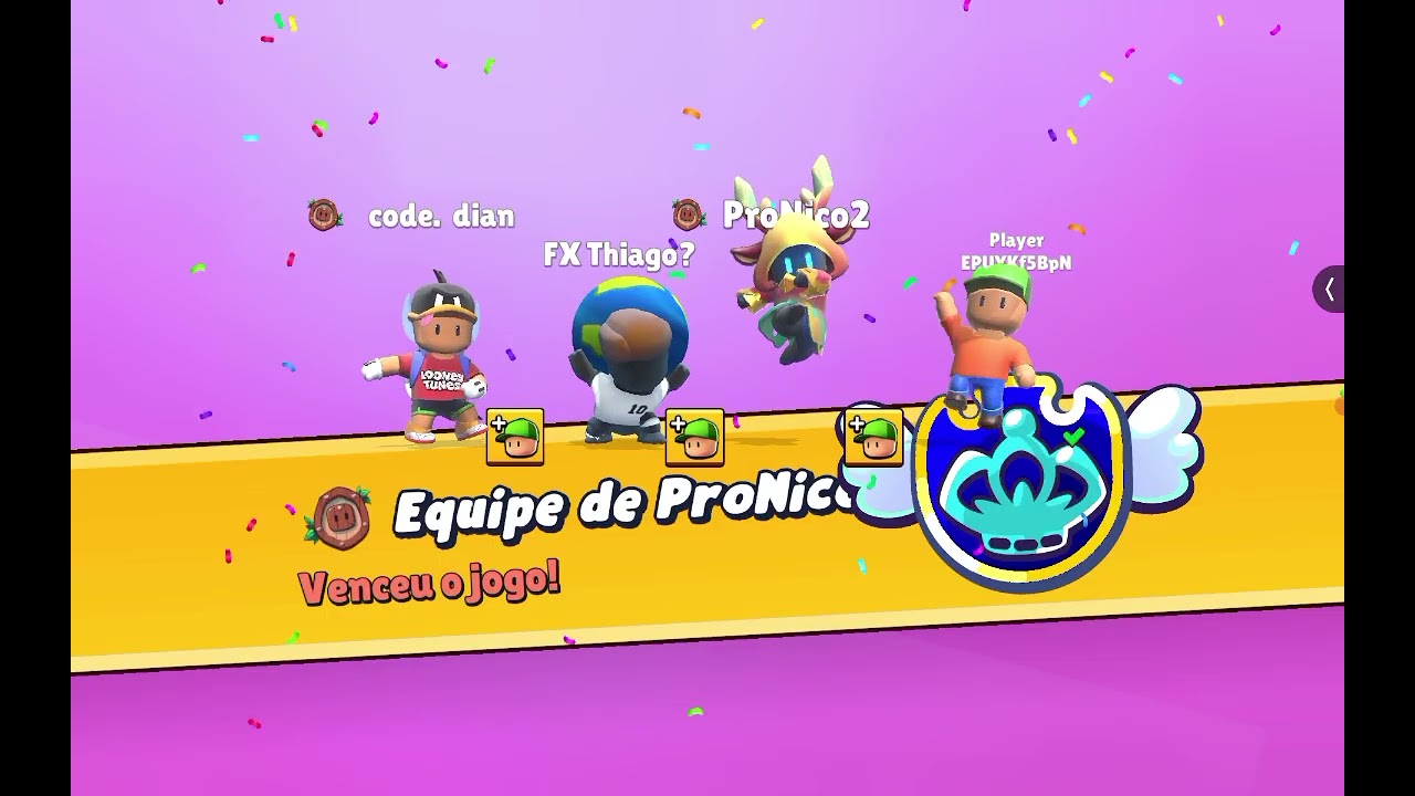 Top Pro no Stumble Guys? Parte 12