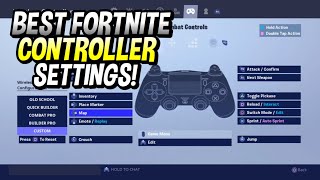BEST FORTNITE CONTROLLER sensitivity + settings + deadzones + binds!