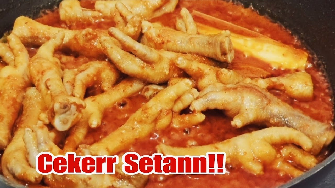 ENAK DAN PEDAS🔥!! Resep CEKER AYAM SETAN  bikin KETAGIHAN
