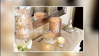 Decorating Your Mantel With Mercury Glass || Mantel Display Tips & Ideas