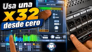 Usa una x32 desde cero, aplica también para x32Compact y M32 #audio #mixer #behringer #x32