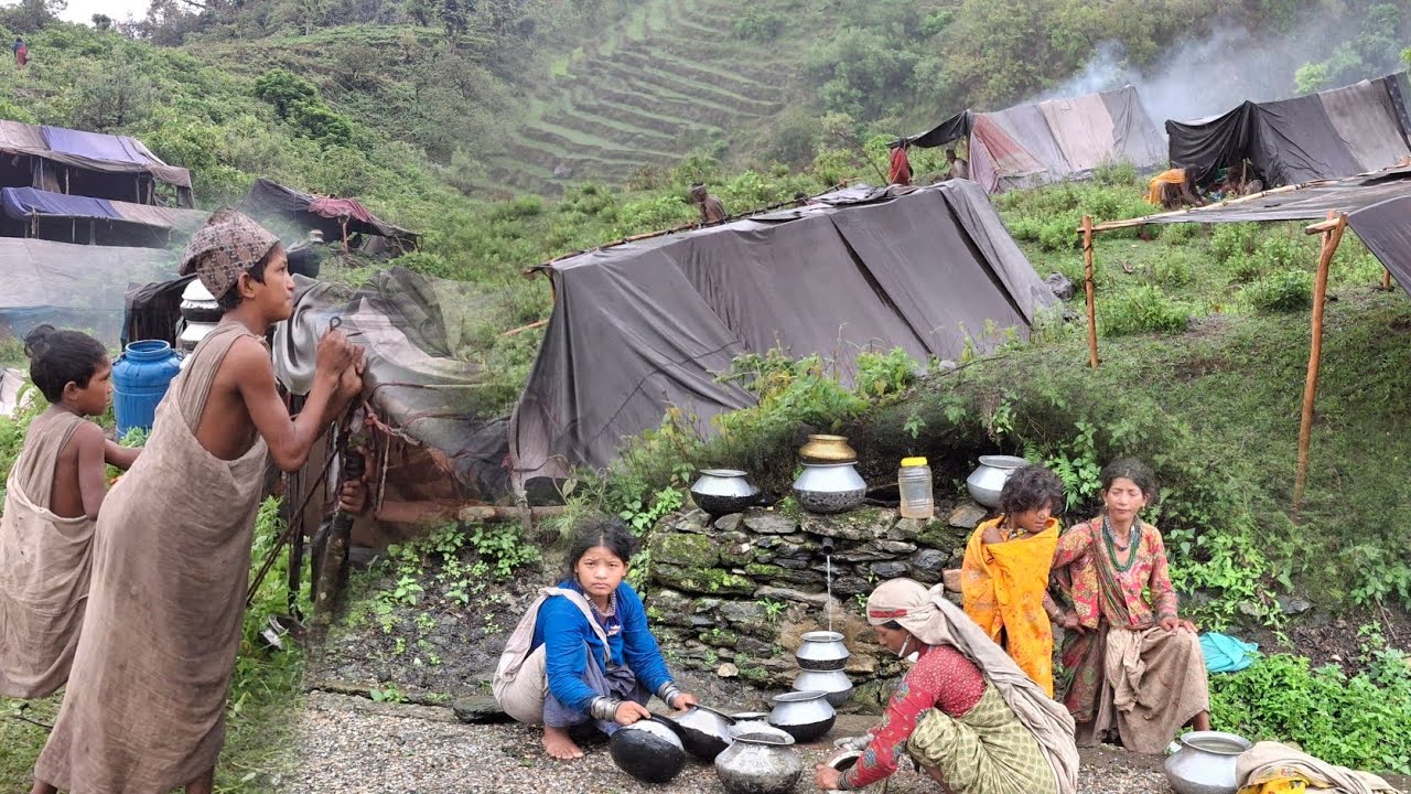 Nomads of Nepal | A Day in the Life of the Raute People | ThevillageNepal