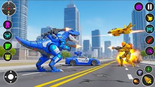 Police 🚔 Robot Car Transporter || Android Gameplay Video || Silent Gamerz TV  screenshot 2