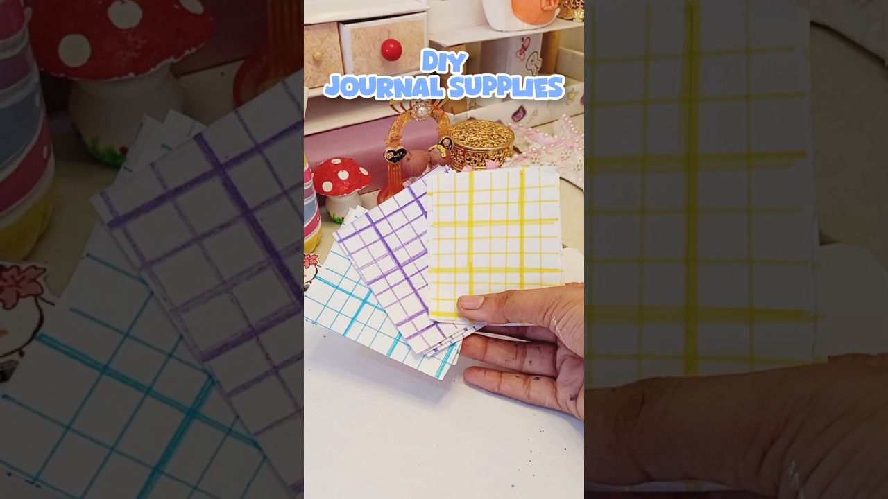 HOMEMADE JOURNAL SUPPLIES Day -1 -1