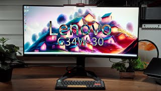 Lenovo G34W-30 Ultrawide Gaming Monitor Review Happy Price, Happy Game