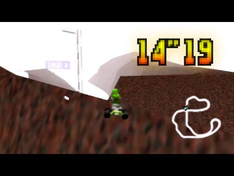 Mario Kart 64 - Choco Mountain SC 3lap World Record - 14.19 (NTSC) - 3/3 Weathertenko