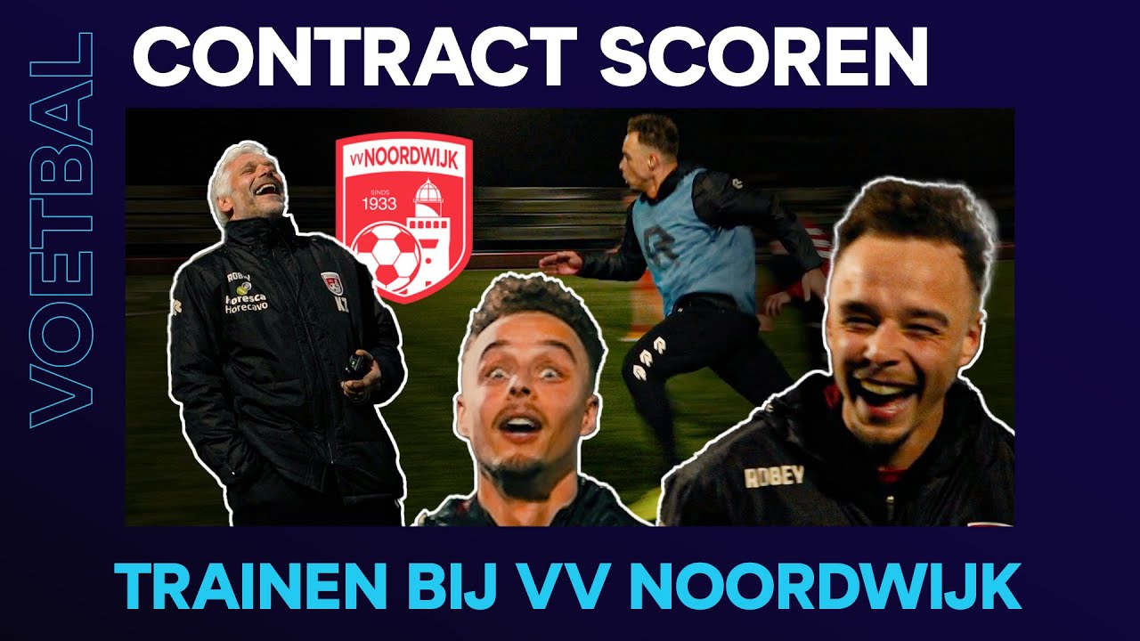 CONTRACT SCOREN ⚽️📃 | Trainen bij VV Noordwijk