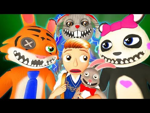 МИСТЕР ХОПС vs РЕБЕНОК БАЛДИ Фильм ( Mr Hopp's Playhouse 3D Анимации )