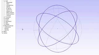 Creating a sphere in GMSH - Marathi