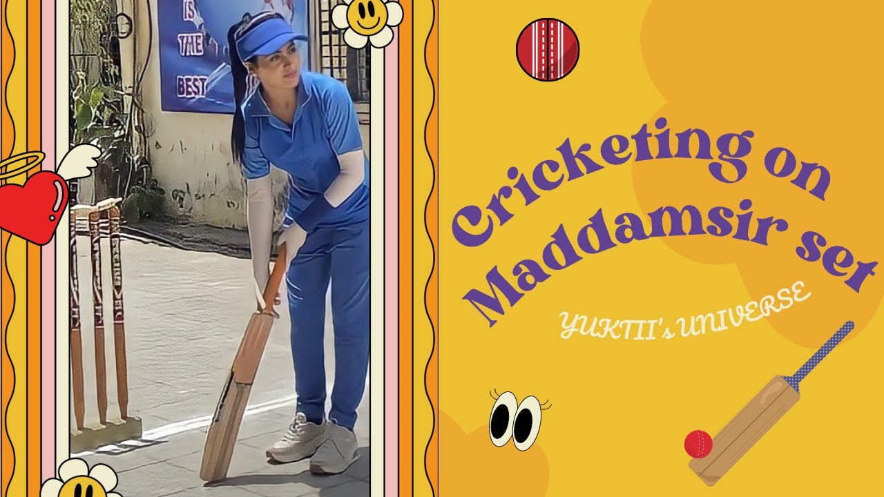 Cricketing | Maddamsir set | Do not miss my bowling 😜