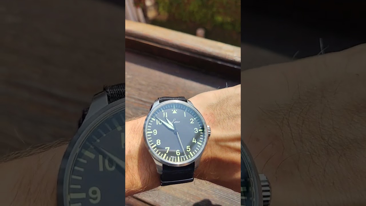 Laco Augsburg Automatic watch upgraded to the Laco 31 movement
