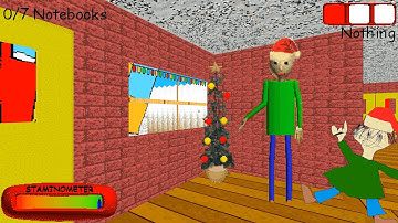 BBCR Christmas Edition / Decorated the school for the new year █ Baldi