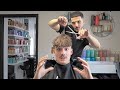 Asmr real barbershop haircut for sleep 
