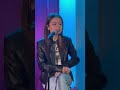 Lea Salonga&#39;s mini-me Esang de Torres singing a snippet of On my own and following Lea&#39;s footsteps.