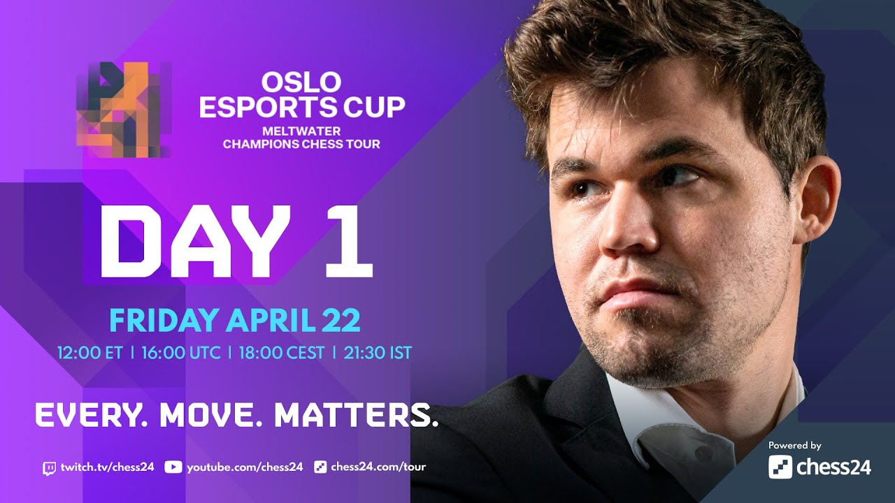 Oslo Esports Cup 1: Carlsen plays 1.f3 as he and Pragg crush