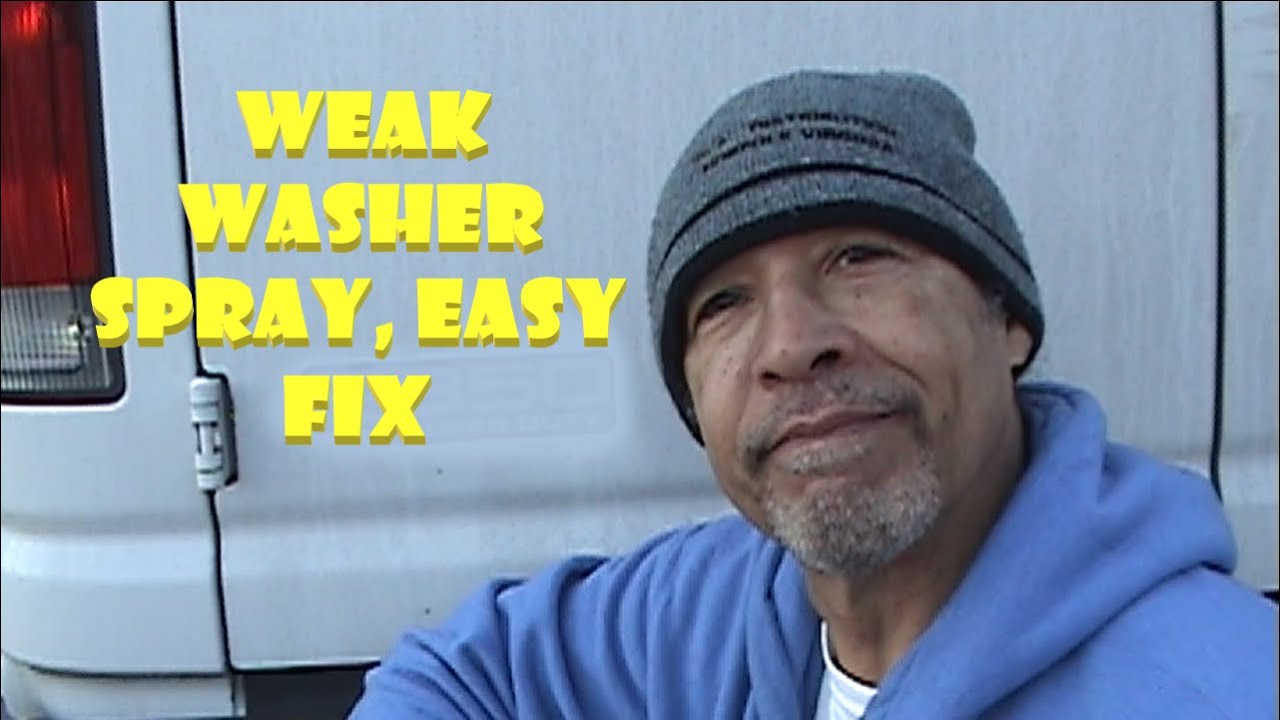 Windshield Washer Repair, Weak Spray, Ford Econoline, E350 YouTube