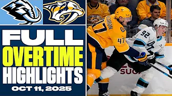 Utah Mammoth at Nashville Predators | FULL Overtime Highlights - April October 11, 2025