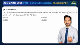 Let f be a real-valued continuous function defined on the positive real axis such that g(x) = ∫₀ˣ ..