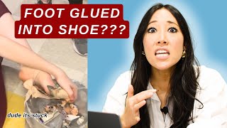 pointe shoe fitter reacts to Ballet Tik Toks 35