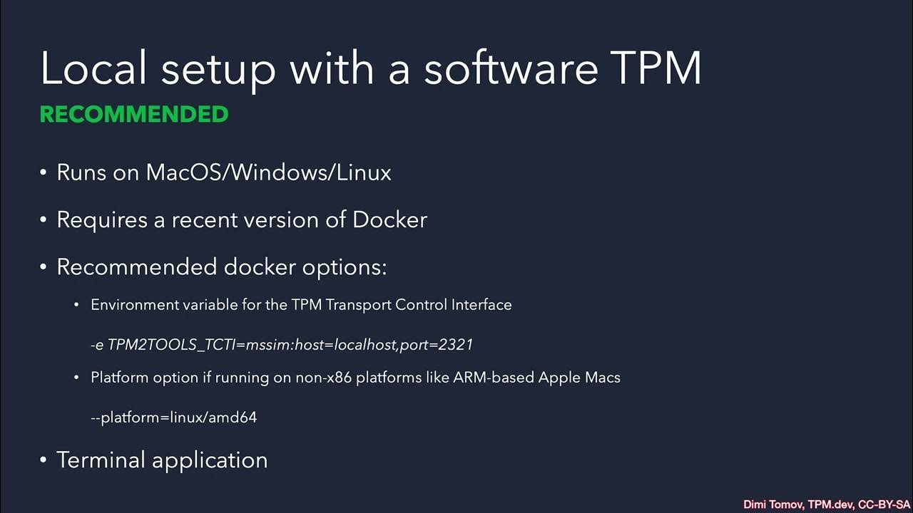 Introduction to Trusted Platform Modules (TPMs) TC1101 Lecture C - YouTube