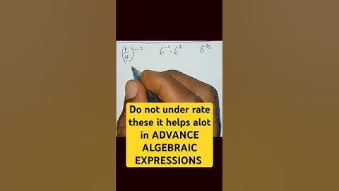 How To Solve & Simplify  algebraic  Expression #indicesrules #maths #algebra #algebraicexpressions