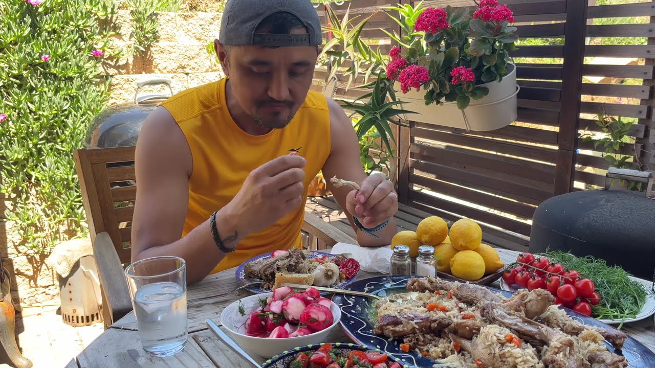 Cooking on a Wood Stove | Duck Pilaf, Marinated Radish & Homemade Strawberry Jam!