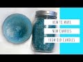 How to melt candle wax (English) - At Home with Reena