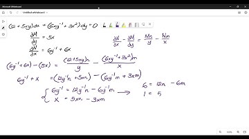 Non-Exact DEs with φ = (x^m )(y^n ), Example 02 (02/03)
