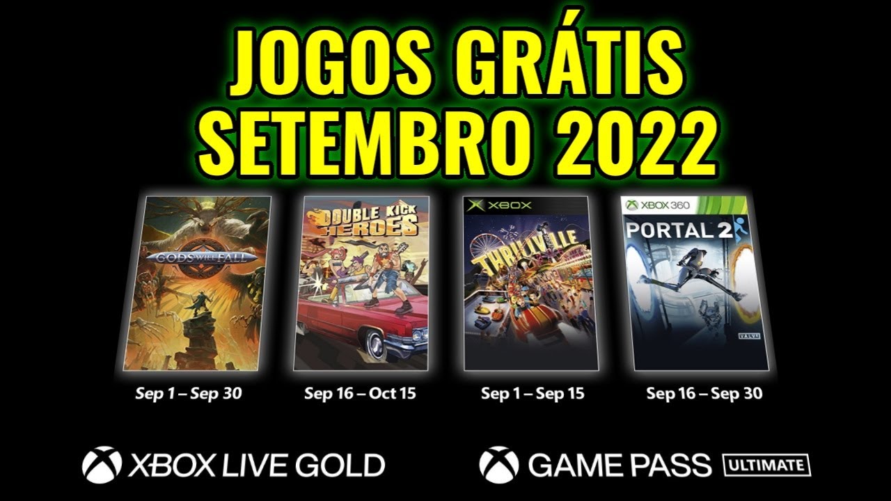 JOGOS GRÁTIS XBOX LIVE P/ XBOX 360/ONE (AGOSTO/2023) 