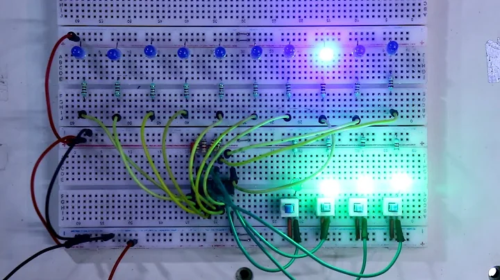 SN74LS42 | 7442 BCD to Decimal decoder | 4 to 10 demultiplexer