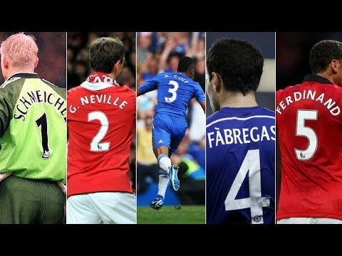 Most Iconic Premier League Players To Wear Jersey Number 1 To 20