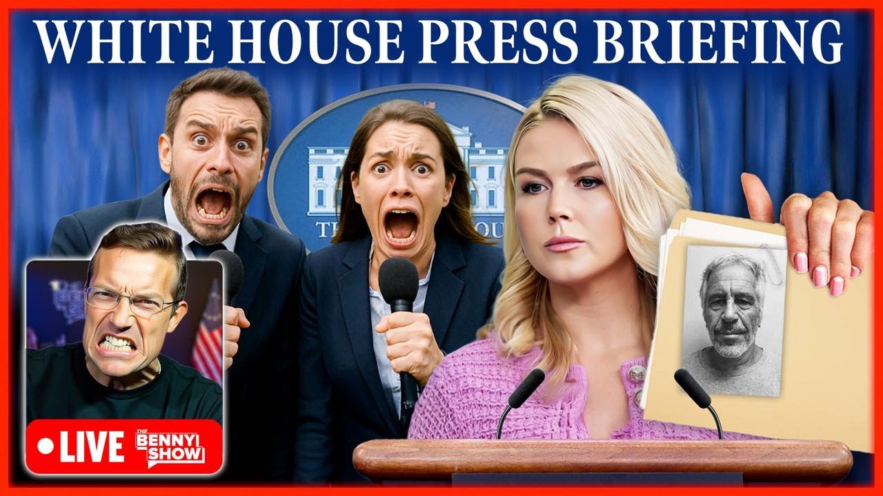 🚨 White House Press Briefing LIVE Now After Epstein News: Karoline Leavitt TORCHING Reporters
