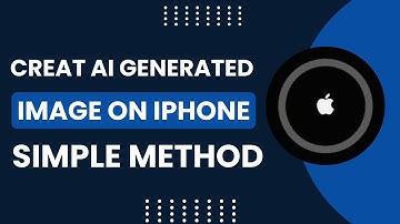 Apple AI Image Playground: How to Create AI Generated Image on iPhone !