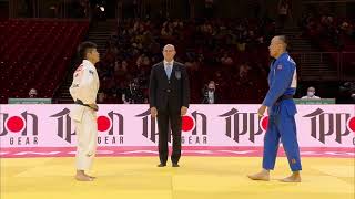 Quarter-Final : MARUYAMA Joshiro (JPN) vs YONDONPERENLEI Baskhuu (MGL) World Judo Hungary 2021