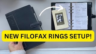 NEW Filofax Rings Setup!! My FAVOURITE personal rings cover!