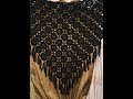 شال مثلث بالكروشيه سهل وسريع How to crochet triangle shawl, , fast and easy