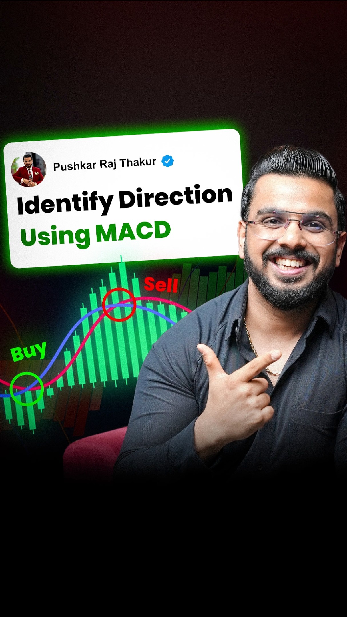 #Day75 || Identify Direction Using MACD