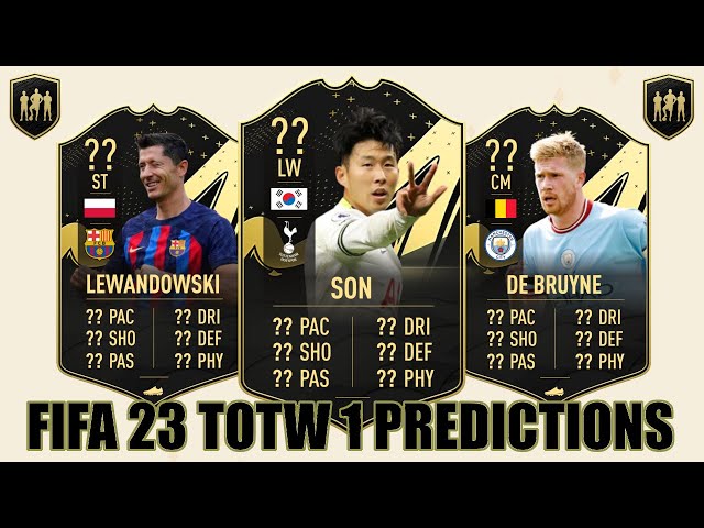 FIFA 23: De Bruyne e Son são destaques no primeiro TOTW