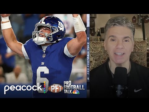 Giants' Jaxson Dart faces ‘great opportunity’ against Eagles | Pro Football Talk | NFL on NBC