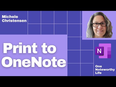 Print to OneNote from Windows | OneNote for Windows 10 | Printing document to OneNote
