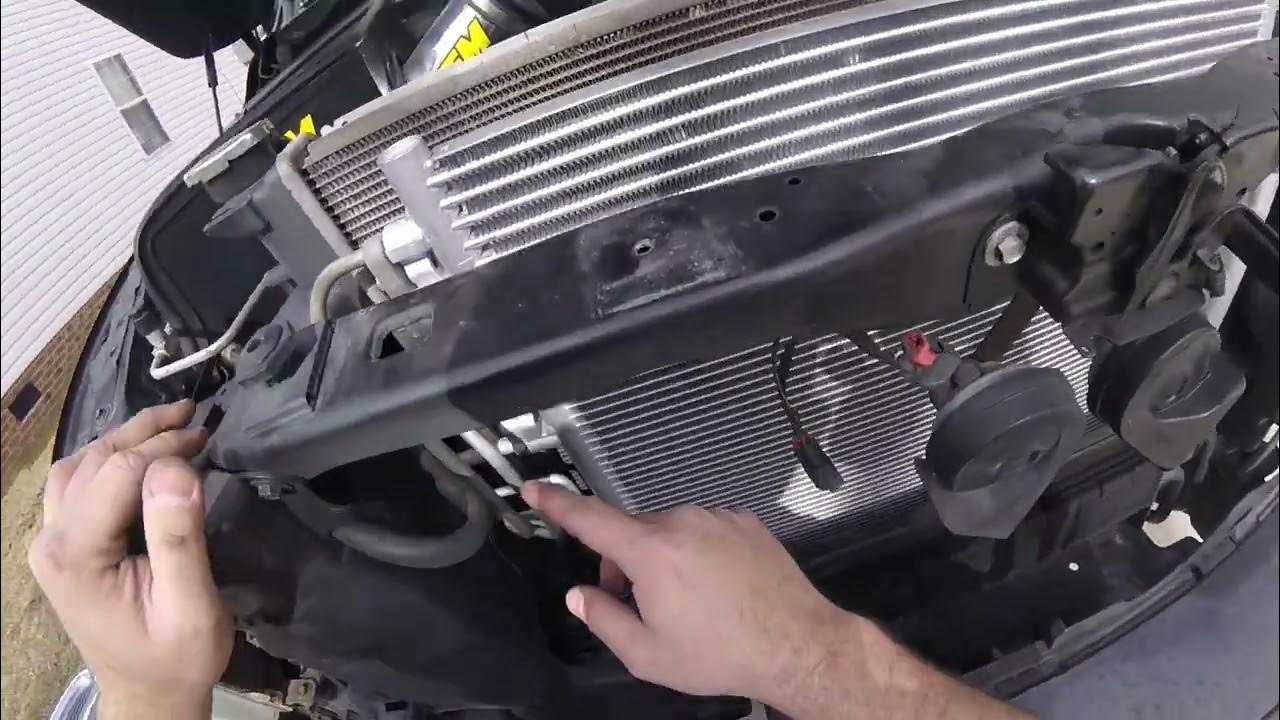 AC condenser replacement 2010 dodge ram - YouTube