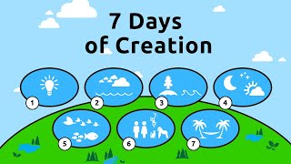 7 days of creation explained  (Genesis 1 \& 2 explained)