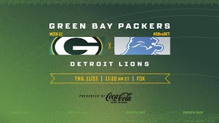 Trailer: Packers vs. Lions | Week 12, 2023