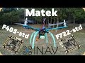 Matek F722-STD and F405-STD обзор и тесты отличных полетников под Inav !