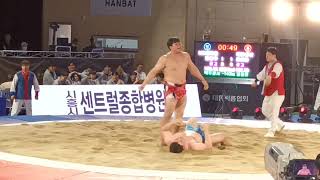 Youseong Spa Korea wrestling final(유성온천장사씨름대회 결승전)